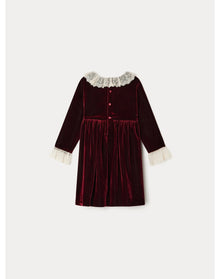 Girls | Flavie Dress | 10Y | Burgundy
