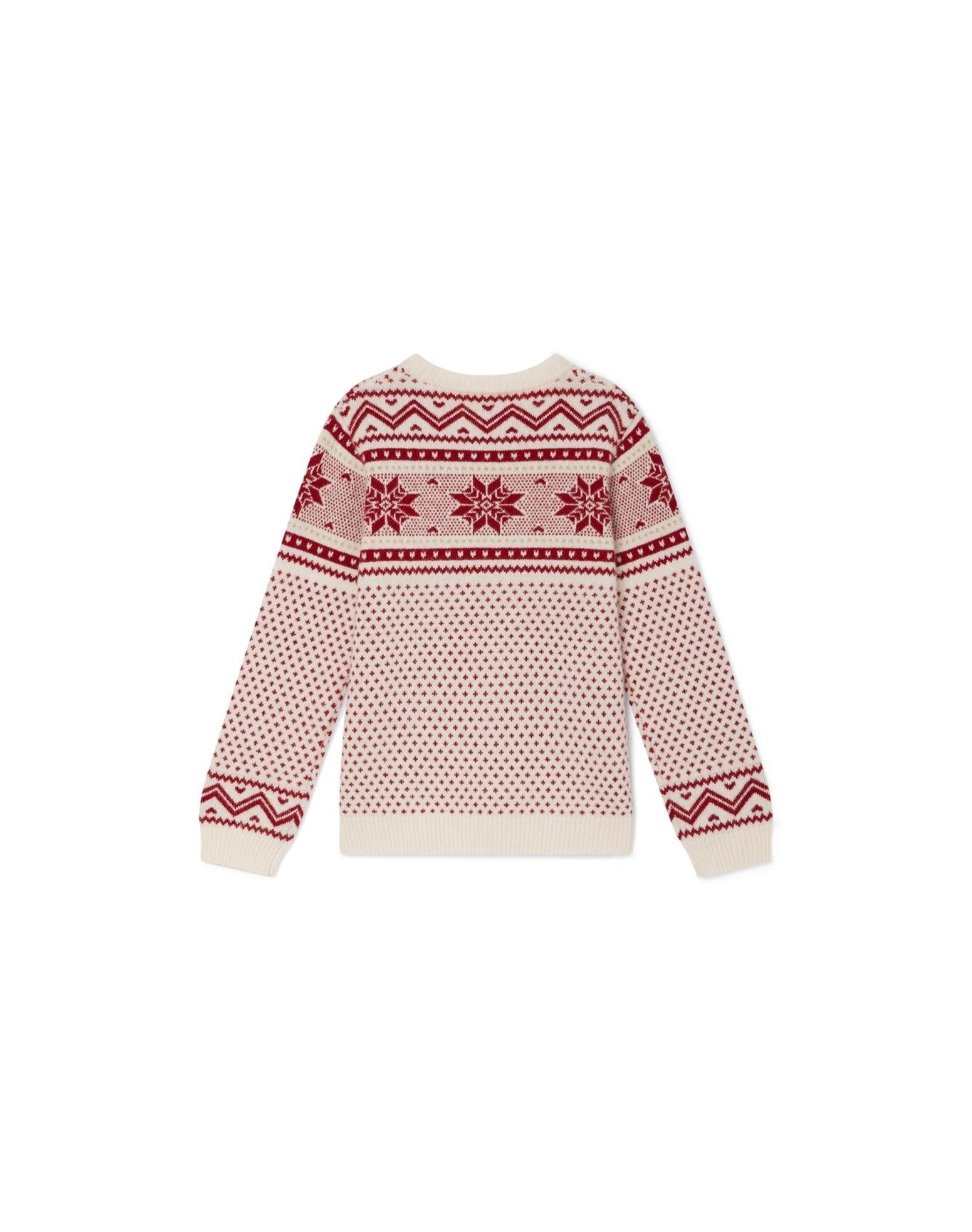 Girls | Jacquard Cashmere Sweater | 4Y-8Y | Natural White