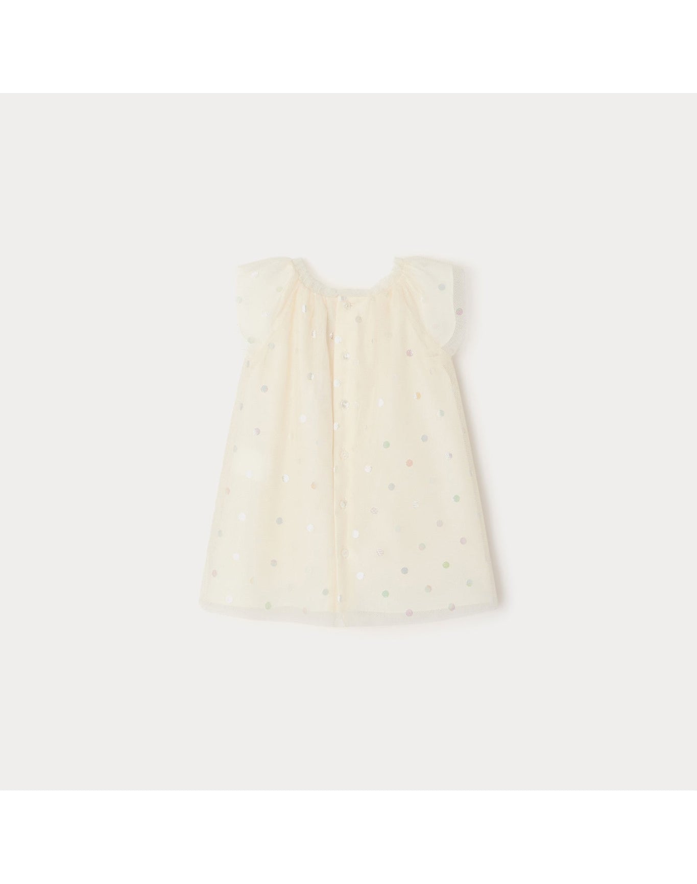 Girls | Nuage Dress | Pea Ecru