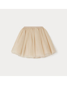 Girls | Polka Dot Special Occasion Skirt | 10Y-14Y | Pea Beige