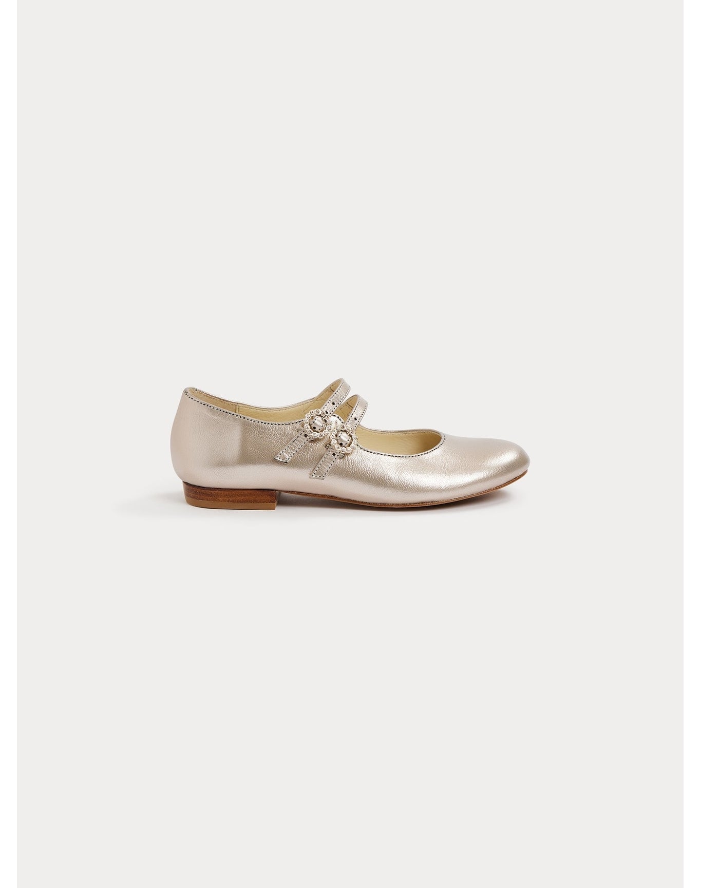 Girls | Tam Mary-Jane Shoes | Golden White