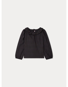 Girls | Timber Embroidered Blouse | 10Y-14Y | Slate Grey
