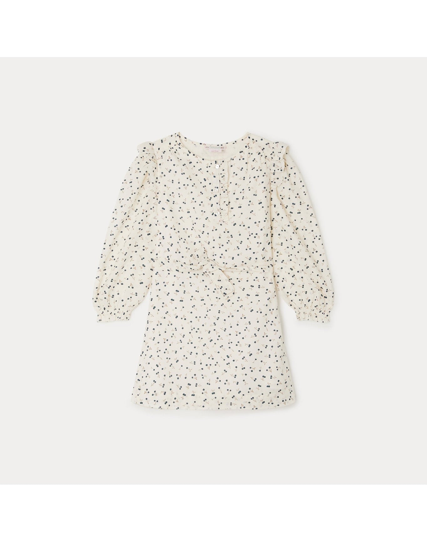 Girls | Tosca Ruffled Dress | 8Y | Ecru