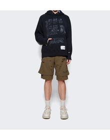 Givenchy | Men | Destroyed Felpa Bermuda Shorts | Khaki