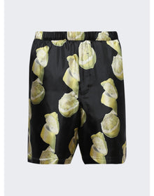 Givenchy | Men | Formal Elastic Shorts | Black x Yellow