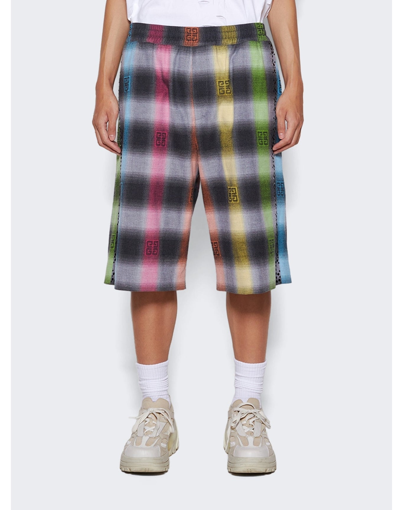 Givenchy | Men | Track Pant Shorts | Multicolored