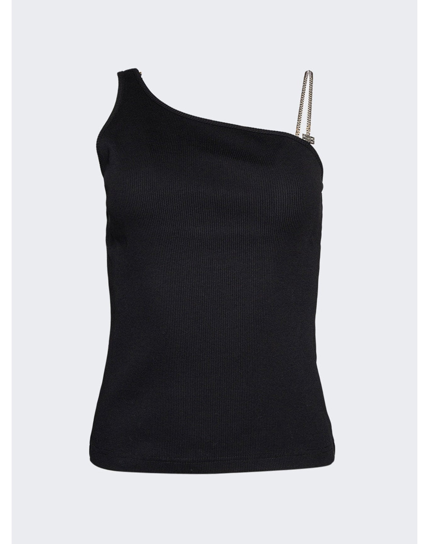 Givenchy | Women | One Shoulder 4g Chain Top | Black