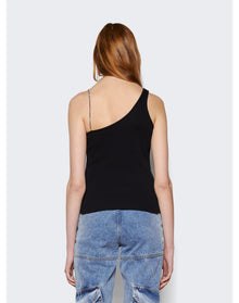 Givenchy | Women | One Shoulder 4g Chain Top | Black