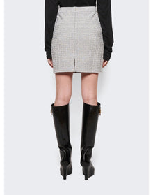 Givenchy | Women | Straight Skirt Knitted Silver | Grey