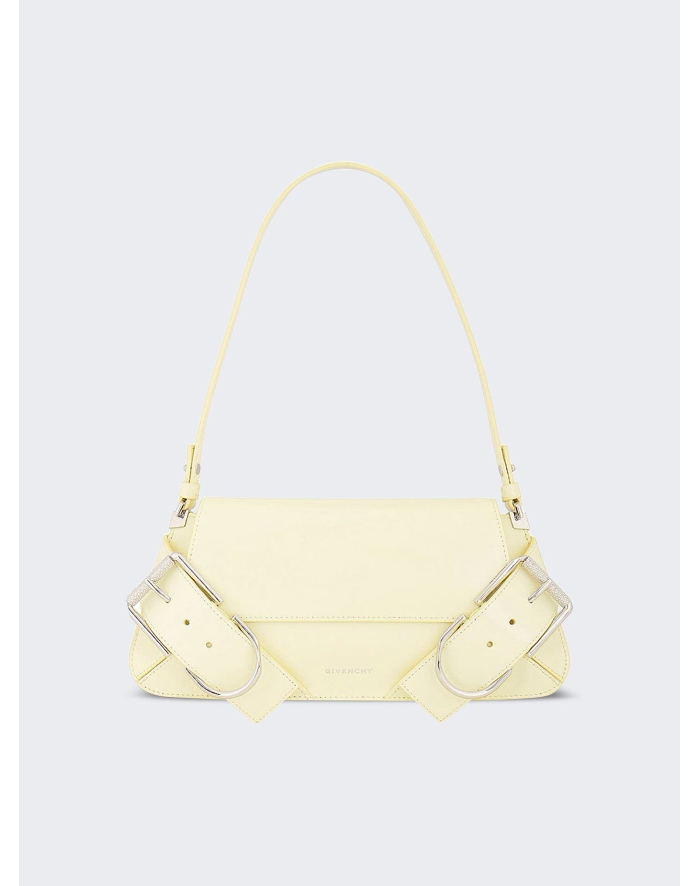 Givenchy | Women | Voyou Shoulder Flap Bag | Soft Yellow