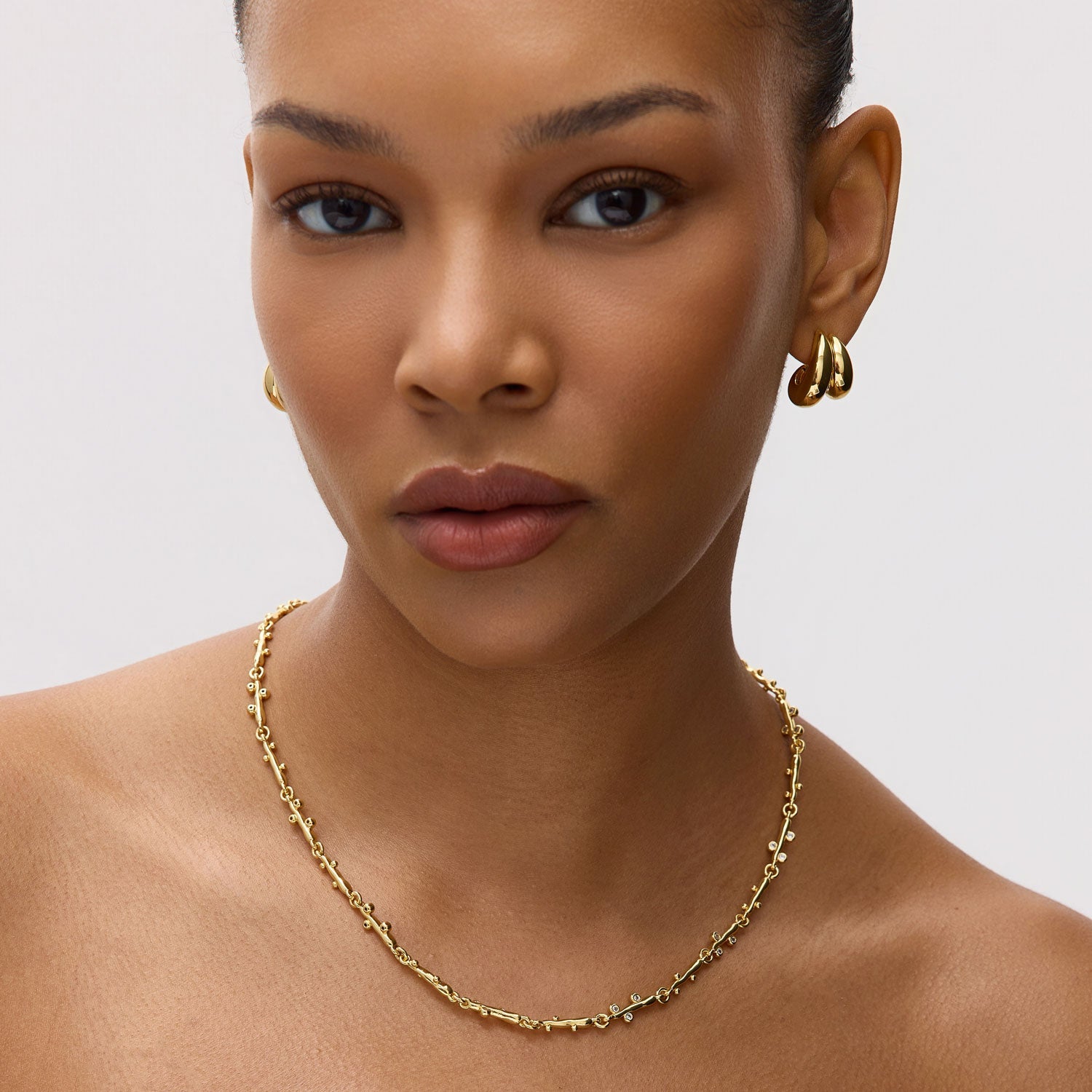 Canal Hoops | 14K Gold Plated Brass