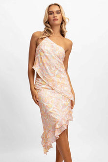 Women | Irish Ruffled Asymmetrical Set | Gold Rush