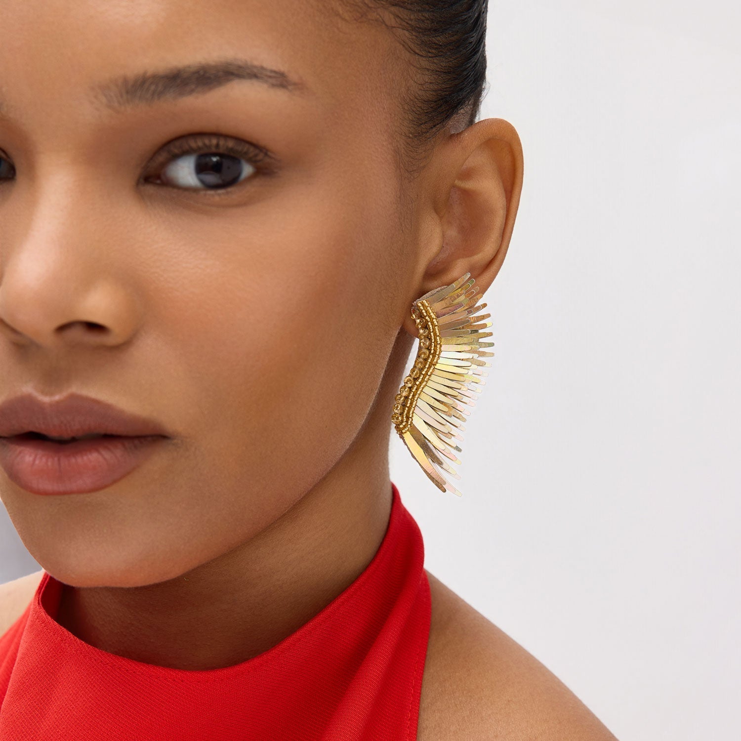 Midi Madeline Earrings | Gold | 14K Gold Plated Brass