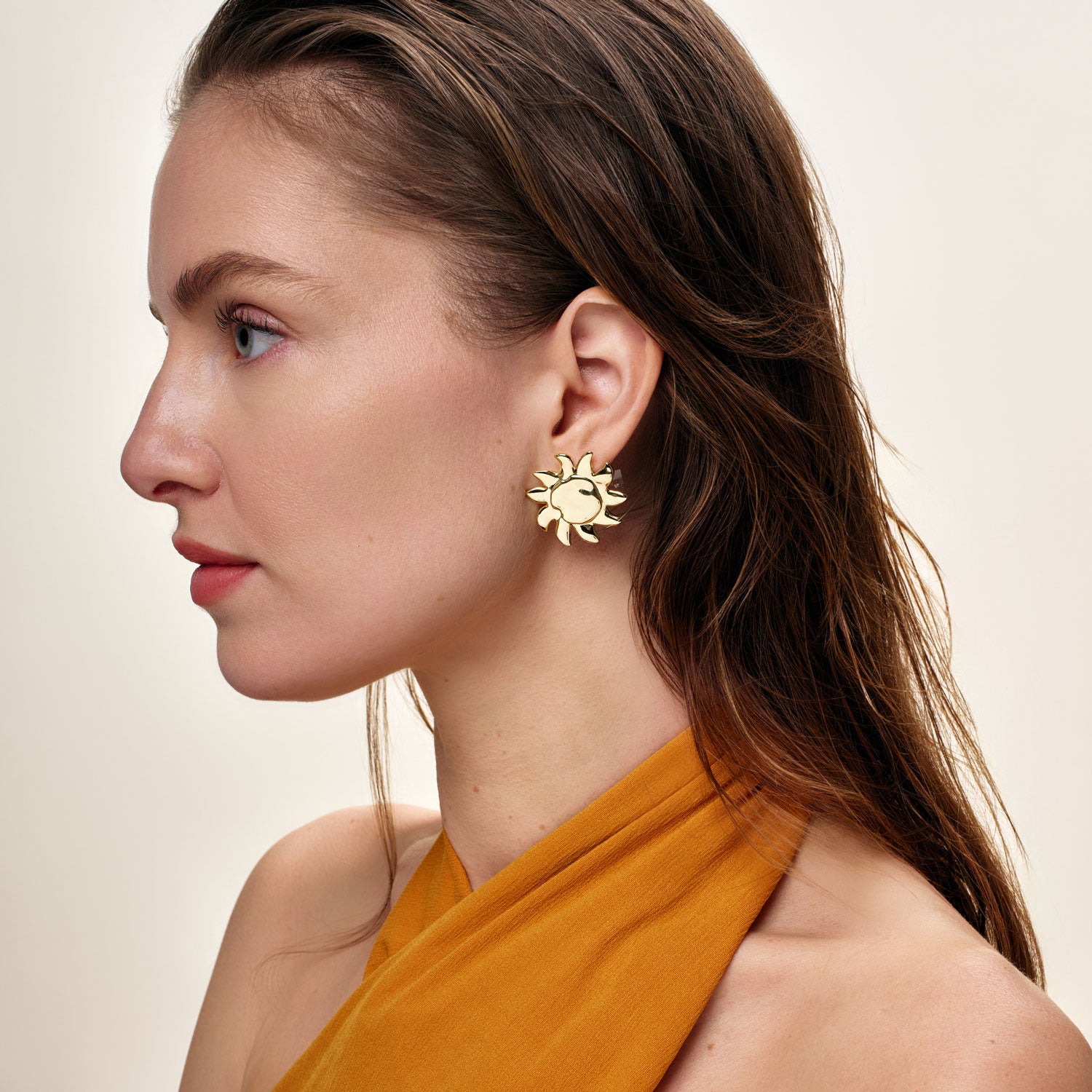 Merida Studs | 14K Gold Plated Brass