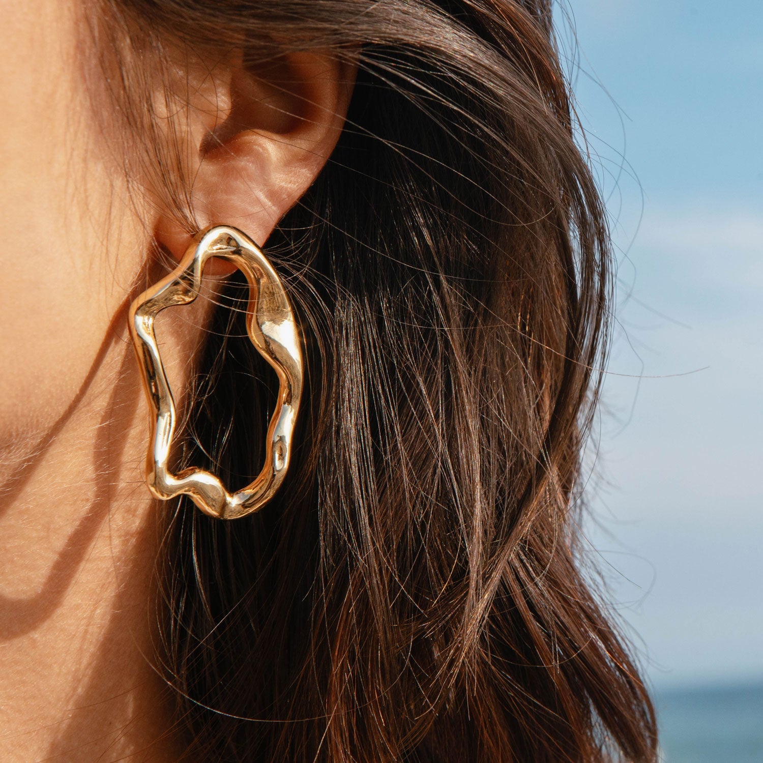 Stanton Studs | 14K Gold Plated Brass