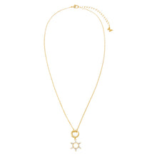 CZ Triangle Star Of David Toggle Necklace - Adina's Jewels
