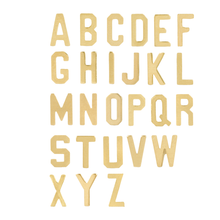 Gold Initial Necklace, A-Z | 10K Solid Yellow Gold