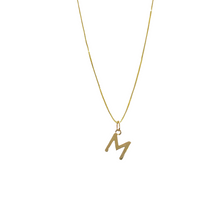 Good Girl Initial Necklace | 10K Solid yellow gold