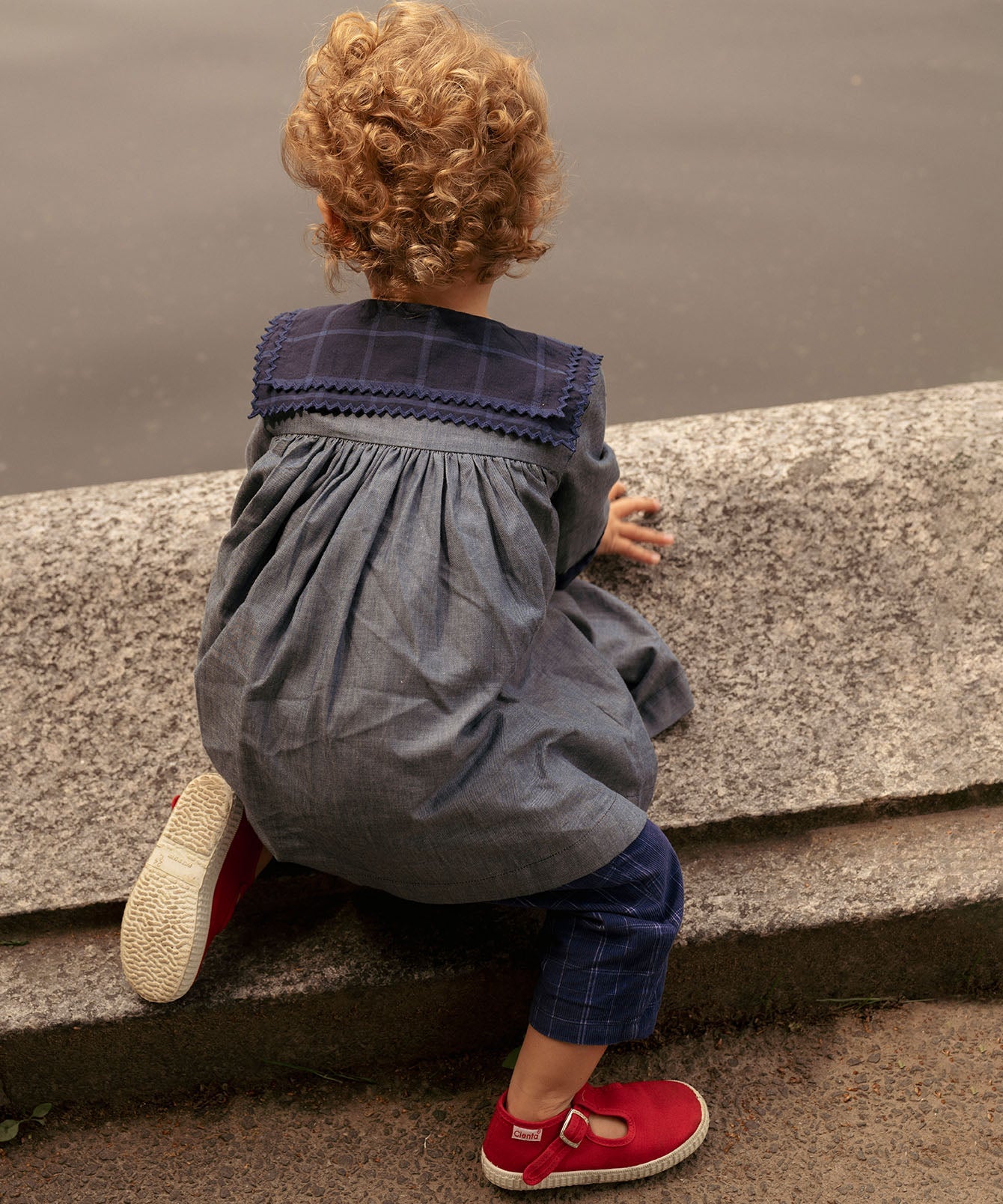 Girls | Grace Baby Dress | Blue