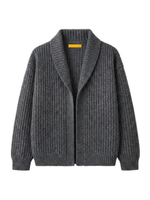 Cognac Cardigan | Dark-Grey