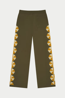 Green Umbrella Knit Pant | Green