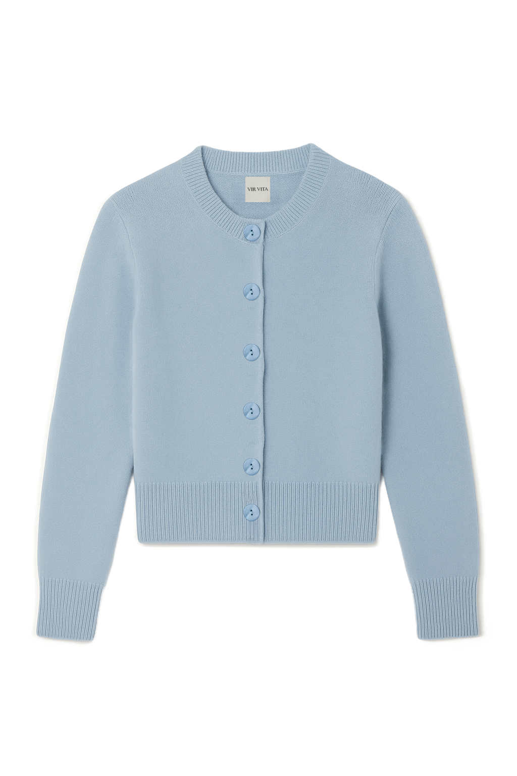 Greta Cashmere Cardigan | Vintage Blue