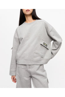 Grey Oversized Sweatshirt | Paloma Melange