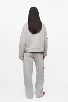 Grey Oversized Sweatshirt | Paloma Melange