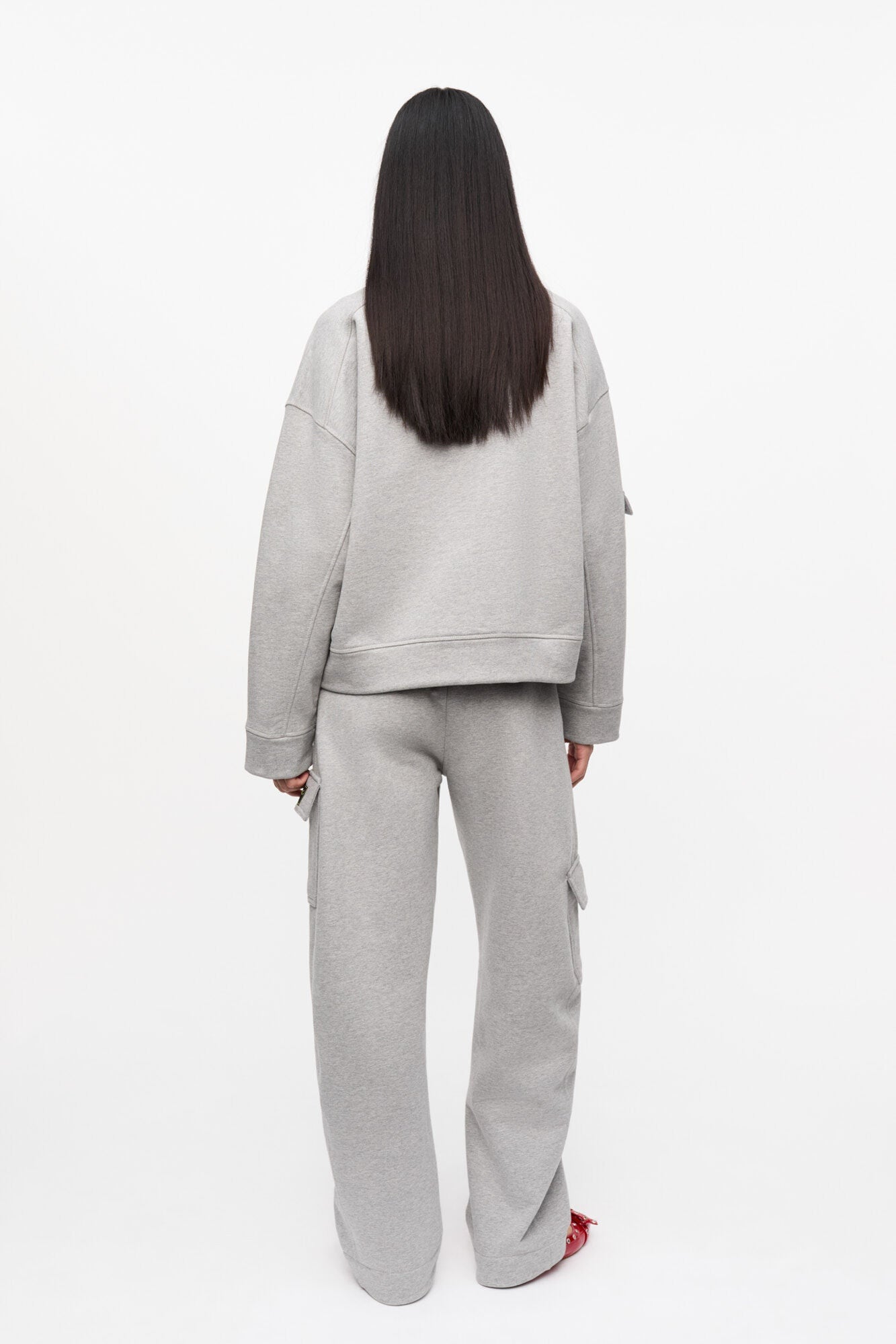 Grey Oversized Sweatshirt | Paloma Melange