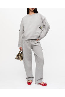 Grey Oversized Sweatshirt | Paloma Melange