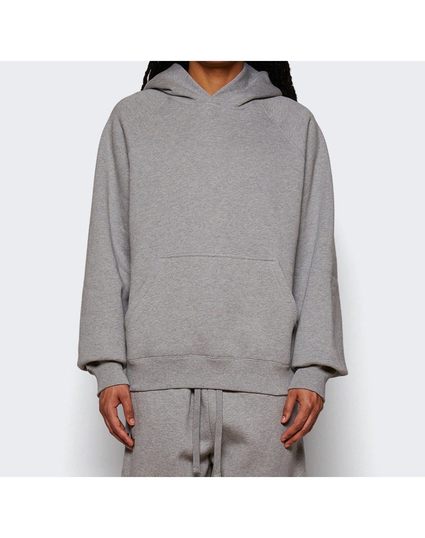Gucci | Men | Brushed Fleece Hoodie | Grey