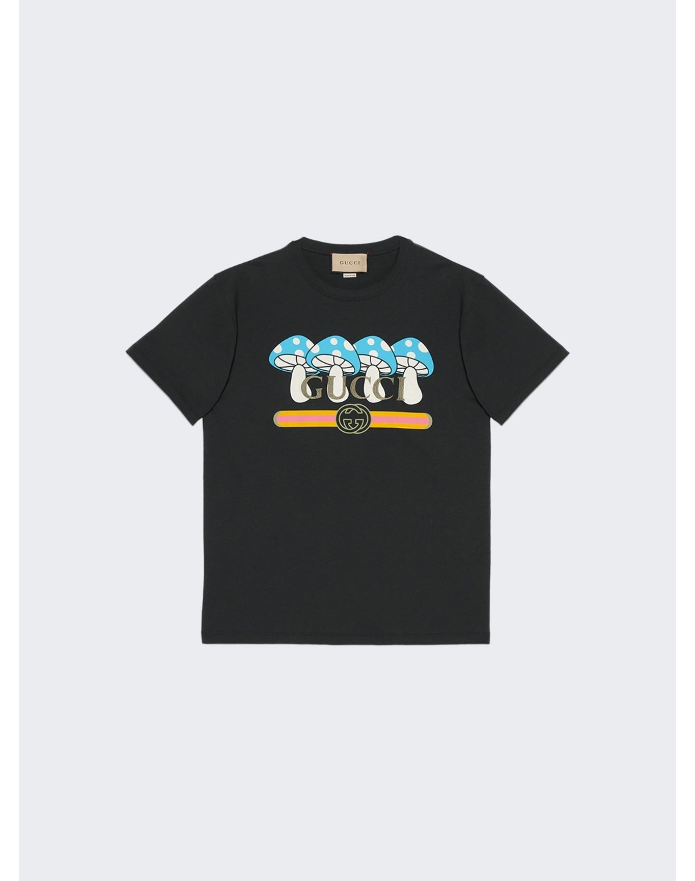 Gucci | Men | Mushroom Cotton Jersey T-shirt | Black