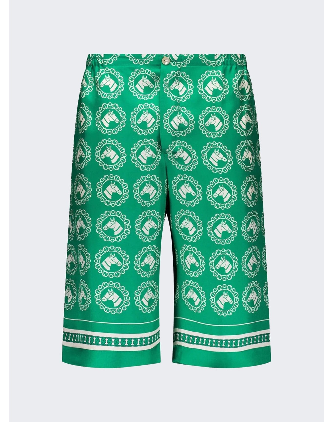 Gucci | Men | Silk Bowling Shorts | Green