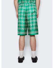 Gucci | Men | Silk Bowling Shorts | Green