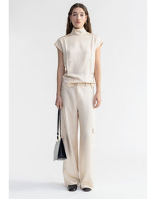 Gust | Cupro Cargo Pants | Cream