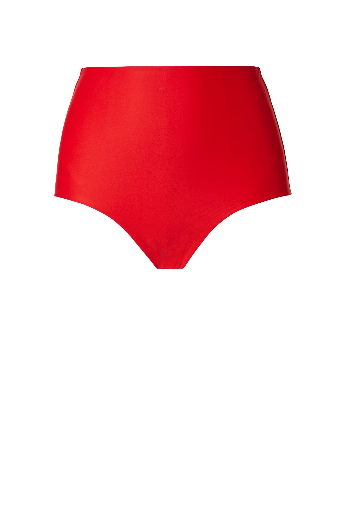 High Waist Bikini Bottom Red - Scanlan Theodore US