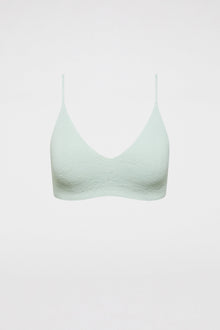 Crepe Knit Bralette Pale Mint PALE.MINT - Scanlan Theodore US