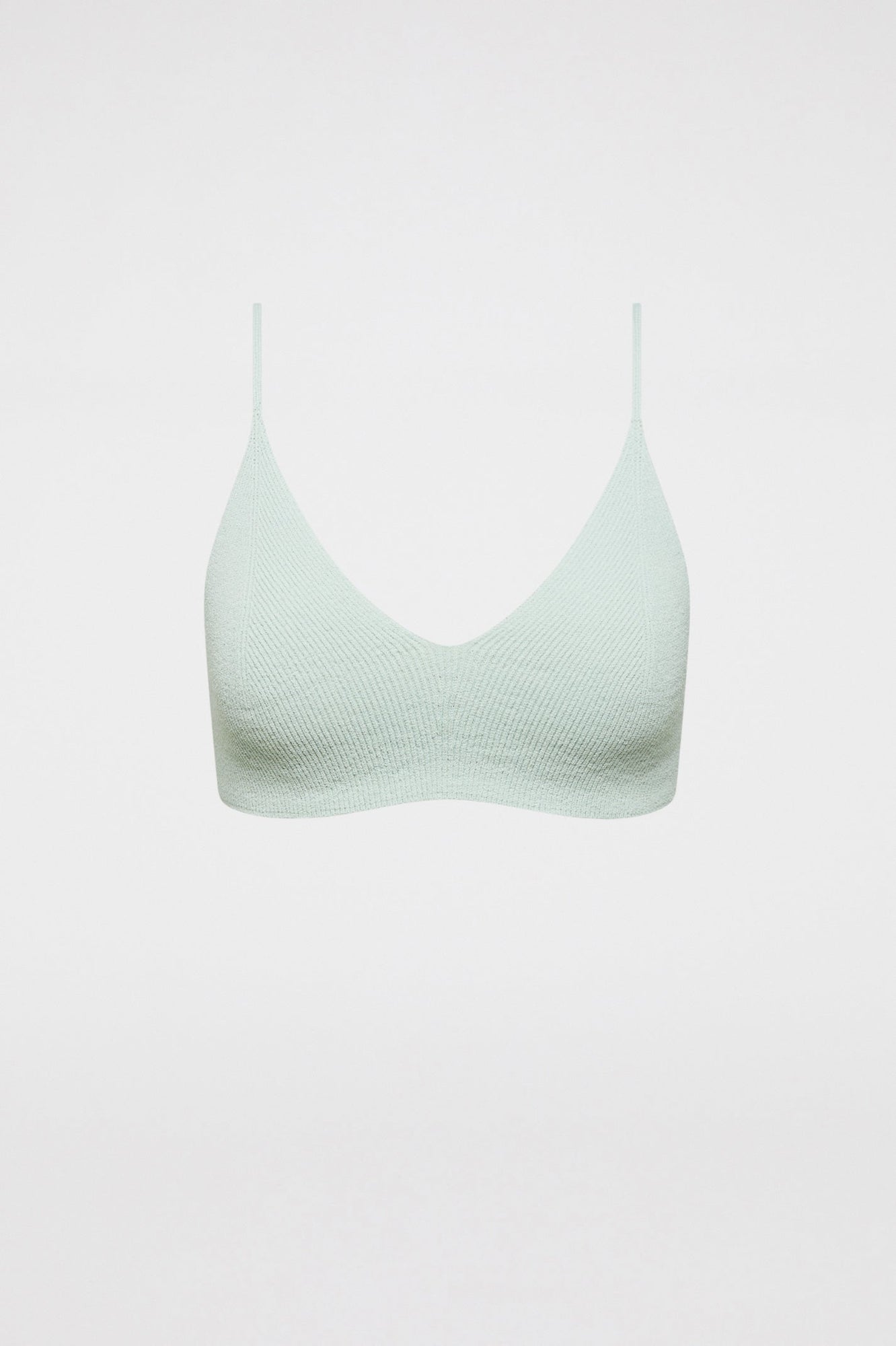 Crepe Knit Bralette Pale Mint PALE.MINT - Scanlan Theodore US