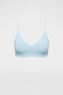 Crepe Knit Bralette Tinted Blue TINTED.BLUE - Scanlan Theodore US