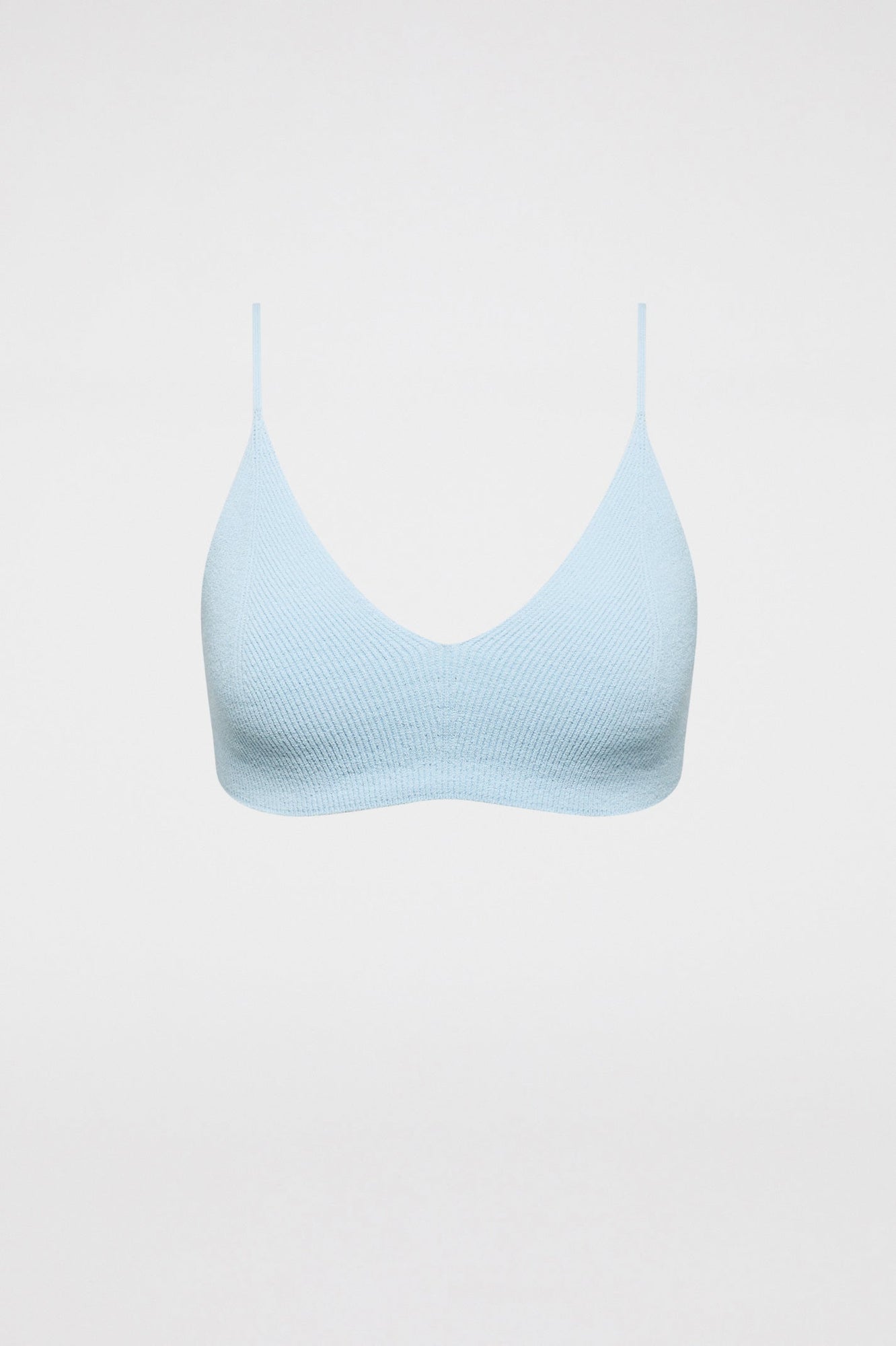 Crepe Knit Bralette Tinted Blue TINTED.BLUE - Scanlan Theodore US