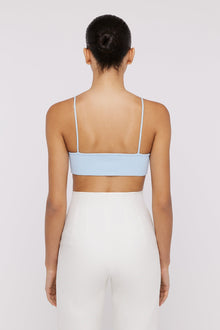 Crepe Knit Bralette Tinted Blue TINTED.BLUE - Scanlan Theodore US