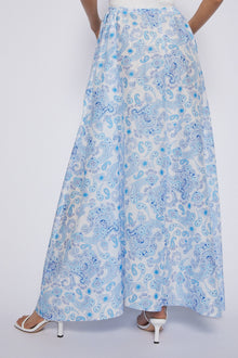 Aztec Paisley Skirt Pale.Blue PALE.BLUE - Scanlan Theodore US