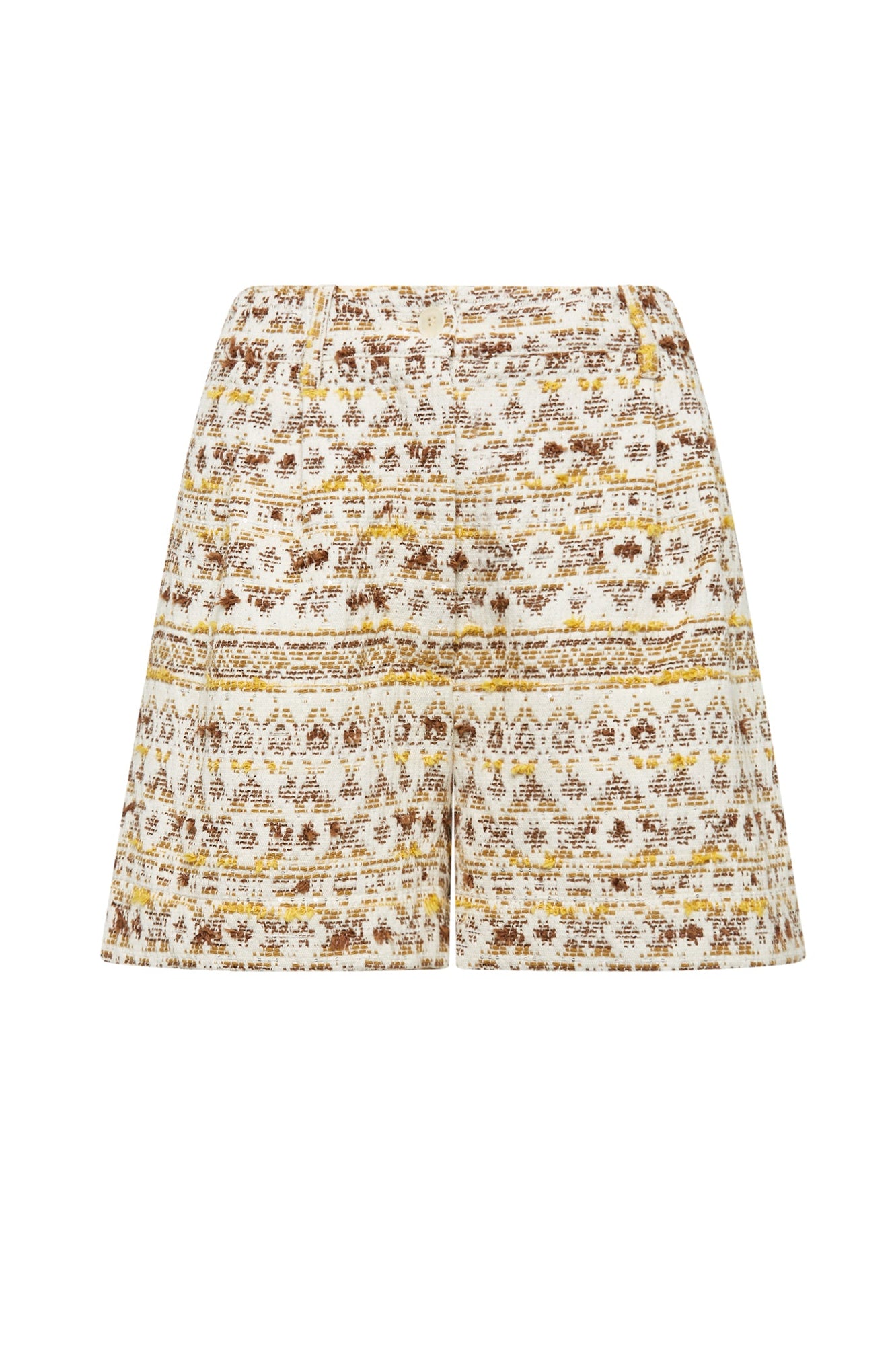 Aztec Weave Short | Gold