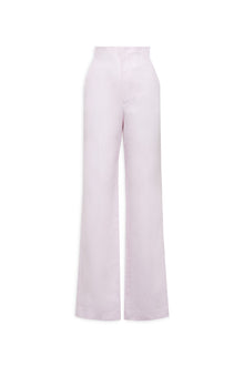 Double Cotton Trouser | Tinted Pink