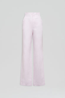 Double Cotton Trouser | Tinted Pink