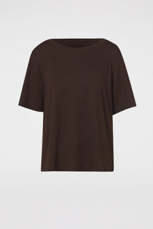 Linen Tshirt Coffee COFFEE - Scanlan Theodore US