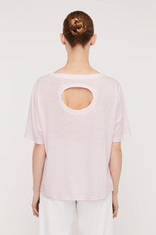 Linen Tshirt Tinted Pink TINTED.PINK - Scanlan Theodore US