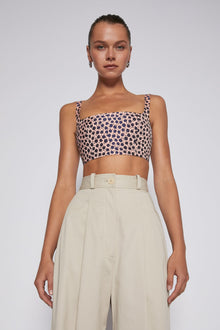 Floral Weave Bustier Cantaloupe CANTALOUPE - Scanlan Theodore US