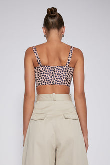 Floral Weave Bustier Cantaloupe CANTALOUPE - Scanlan Theodore US