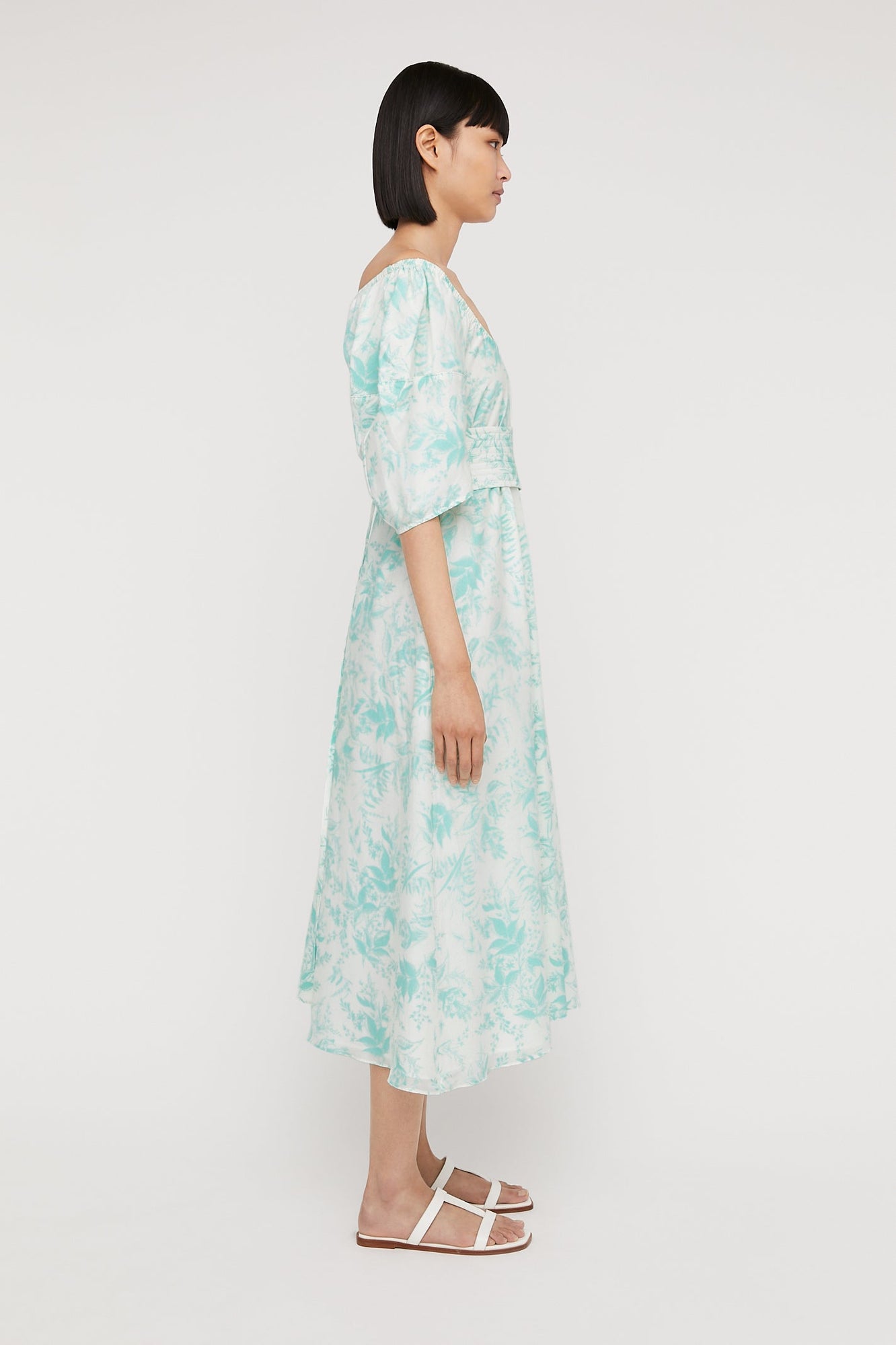 Voile Print Dress Mint MINT - Scanlan Theodore US